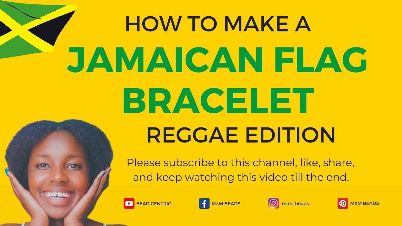 How to make a Jamaican Flag Bracelet