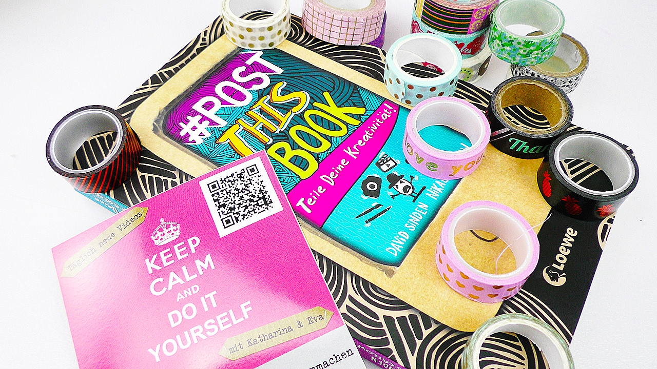 #postthisbook | 2 NEUE coole Aufgaben | DIY Tasse & eine Wand aus Washitape | Fun Video - YouTube
