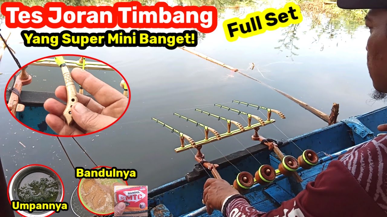 Gak kebayang kalau joran mini ini narik babon! | TES JORAN TIMBANG TERKECIL DI SPOT LIAR CIRATA