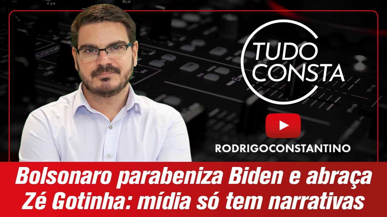 Bolsonaro parabeniza Biden e abraça Zé Gotinha: mídia só tem narrativas
