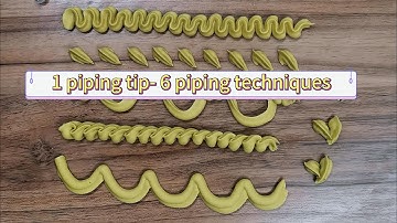 How to use piping tip nozzle #480 ? Nozzle Piping Technique Tutorials, Cake Decorating Tutorials