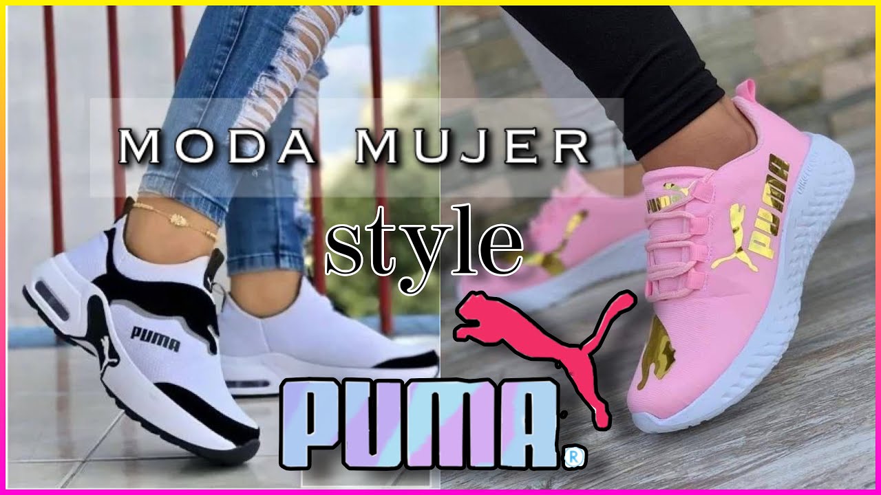 NUEVAS TENDENCIAS DE TENIS PUMA PARA MUJER MODELOS Zapatillas Deportivas Puma Moda 2022 - YouTube