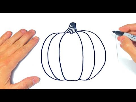 Video: Cómo Dibujar Una Calabaza
