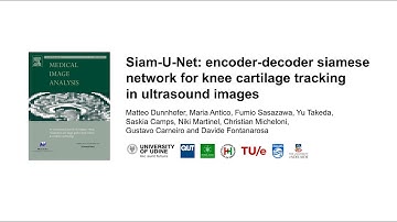 [MedIA] Siam-U-Net: encoder-decoder siamese network for knee cartilage tracking in ultrasound images