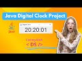 Create Digital Clock using Java || Basic Project Java || @CodingWithDS || #java #project #tutorial