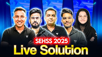 SEHSS 2025 Live Solution and Analysis #sehss #scienceolympiad #matholympiad