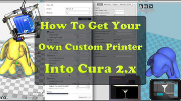 How To Get Your Own Custom Printer Into Cura 2+               WTF??