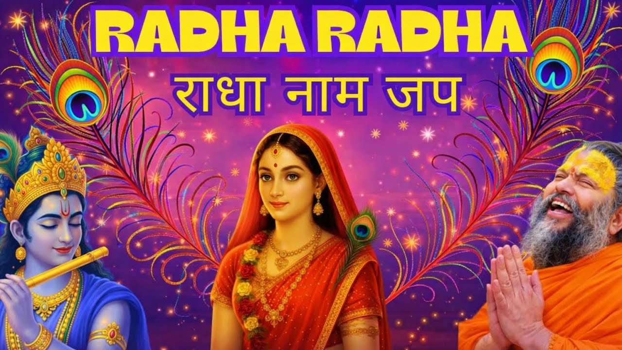 🌼✨🙏राधा कृष्ण भक्ति रस | Soulful & Peaceful Radha Naam Jap |  Krishna Bhajan | Meditation Chanting 🌼
