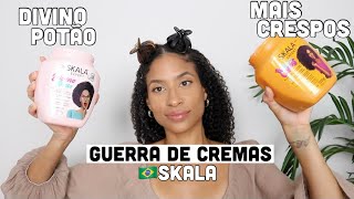 Cuál crema es mejor, Skala Divino Potão Vs  Mais Crespos | Cabello Rizado