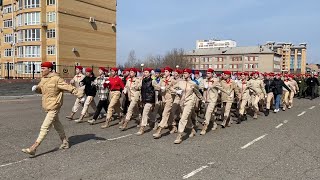 Юнармейцы Омской области готовятся к Параду Победы