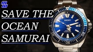 The Seiko SRPC93 Samurai Save the Ocean is Magnificent!