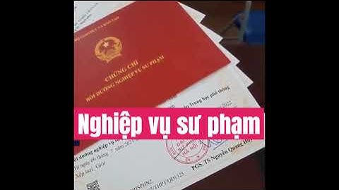 So sánh các chứng chỉ nghiệp vụ sư phạm