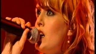 New Order and Ana Matronic performing Jetream on Jonathan Ross