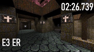Quake - Episode 3 Easy Speedrun in 02:26.739 [Obsolete World Record]