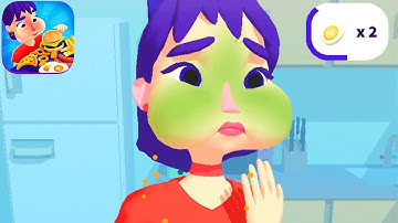 ASMR MUKBANG game MAX LEVEL BEST 🍔🌈👩🏻‍🦰 Gameplay All Levels Walkthrough iOS Android New Game 3D