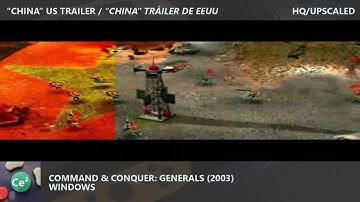 Command & Conquer: Generals | PC | 2003 | "China" Video Game US Trailer | LQ/OGR