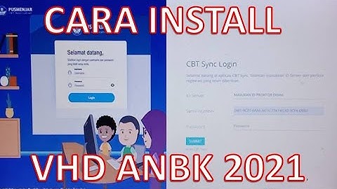 Cara Install VHD ANBK Tahun 2021 Moda Semi-Online