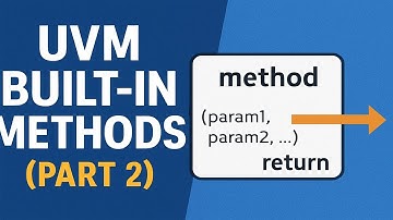 UVM Built-in Methods (Part 2) | Universal Verification Methodology Tutorial