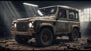 ASMR Car Restoration | Abandoned Land Rover Defender 90 1990 Full Rebuild