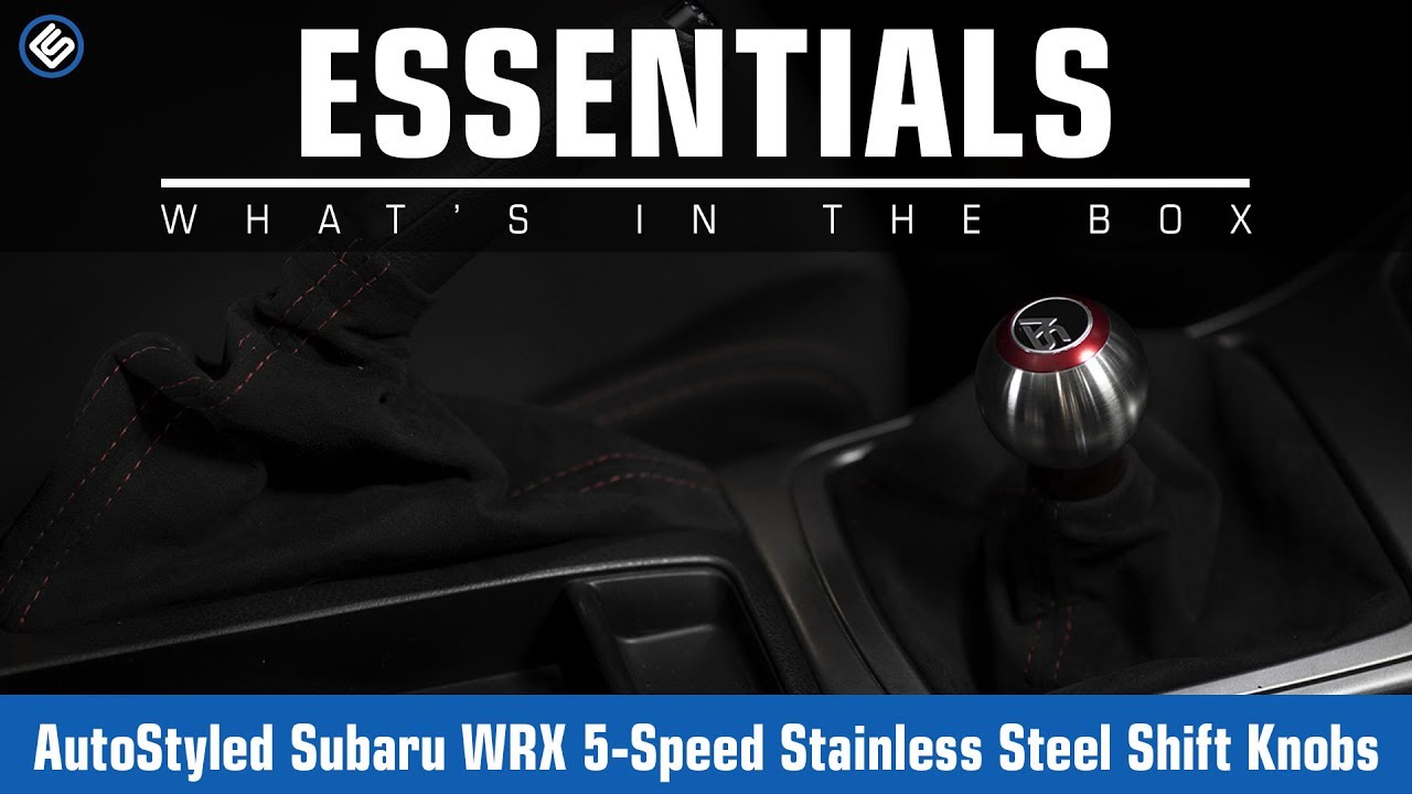 AutoStyled Subaru WRX 5-Speed Stainless Steel Shift Knobs