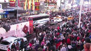 Times Square NYC - in the evening of Christmas Day 2015, December 25