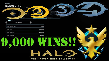 My 9,000th match WIN in Halo MCC!! MAX Rank gameplay on Xbox Series X with @TheFoxEssence
