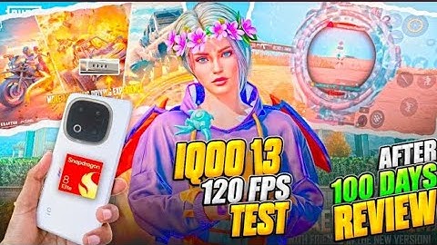 IQOO 13 5G AFTER 100 DAYS PERFORMANCE TEST WITH FPS METER | IQOO 13 5G AFTER 3 MONTHS GAMING REVIEW