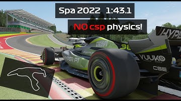 Assetto Corsa - RSS Hybrid 2023 V1 (NO csp) - SPA 2022 HOTLAP + SETUP 1:43.1