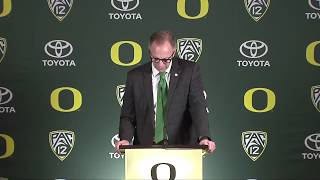 Rob Mullens, Michael Schill introduce Mario Cristobal as Oregon Ducks football coach