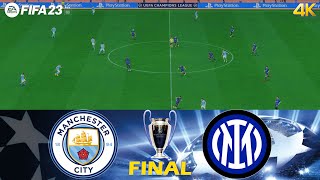 Manchester City vs Inter Milan - UEFA Champions League 22\/23 Final | FIFA 23 PC Gameplay 4K