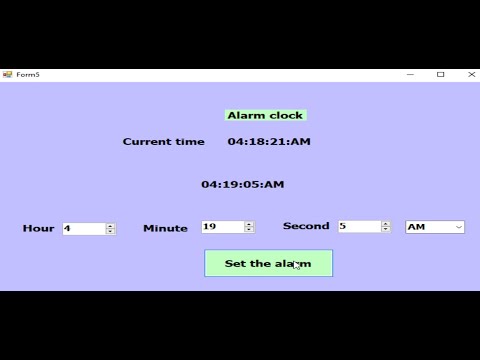 Visual Basic .net project: How to create alarm clock to shut down ...
