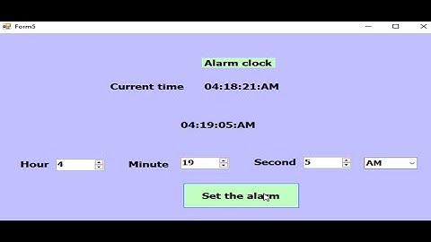 Visual Basic .net project: How to create alarm clock to shut down computer in VB.net