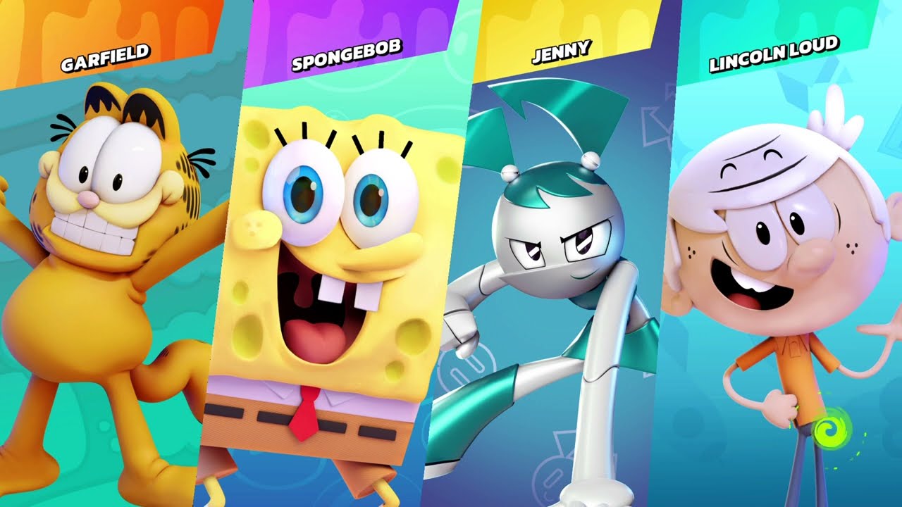 (Nickelodeon All-Star Brawl) (Garfield, Vs SpongeBob, Vs Jenny, Vs Lincoln Loud)