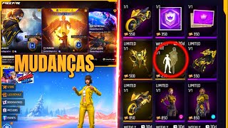 15 MUDANÇAS DA ATUALIZAÇÃO DO FREE FIRE + COMO PEGAR O NOVO BANDEIRÃO DE GUILDAS