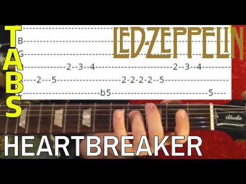 Heartbreaker by Led Zeppelin - Guitar Lesson WITH TABS - YouTube