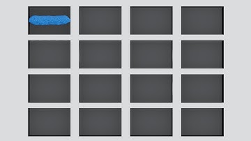 Particle Simulation #26 : Cube Move Like Fluid Simulation