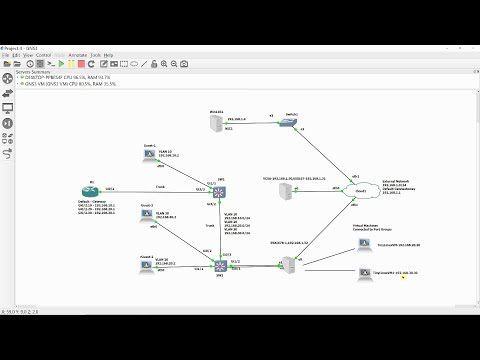 Simulate VMware ESXI connect to Cisco switch via VLAn access mode and External Switch VLAN Tagging