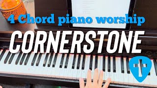 Cornerstone | 4 Chord Piano Worship Tutorial (Matt McCoy)