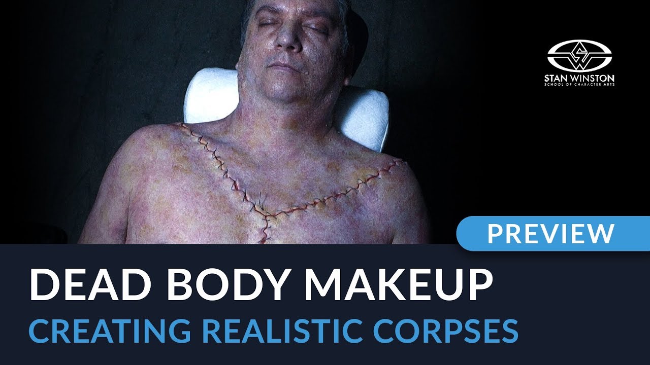 Dead Body Makeup Creating Realistic