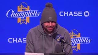 Steph Curry talks about his clutch performance in win over Bucks