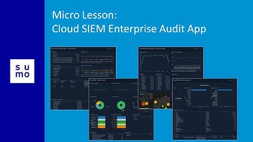 Micro Lesson: Using the Cloud SIEM Enterprise Audit App