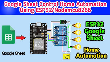 ESP32 Google Sheet Controlled Home Automation || ESP32 Reads Data From Google Spreadsheets Directly