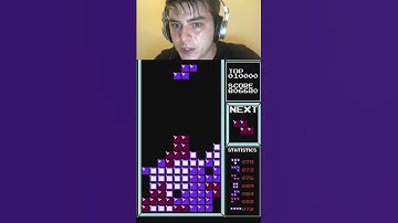 how did i survive this???? #tetris #nes #gaming