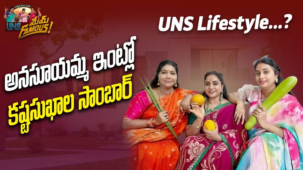 కార్తీక దీపం అనసూయమ్మ ఇంట్లో  కష్టసుఖాల సాంబార్ UNS Personal LIFE STYLE