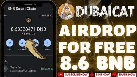 Claim Free Airdrop Dubai Cat ~ 8.6 BNB on Trust Wallet