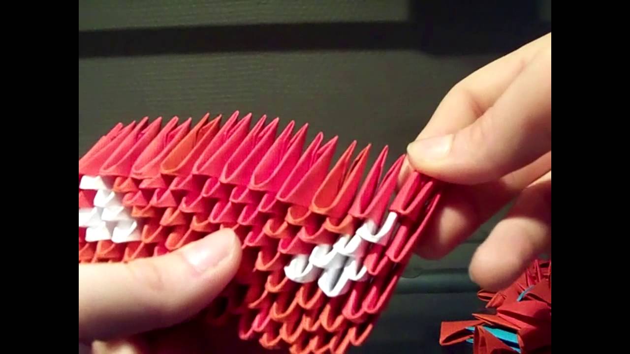 how to make a 3d origami car - YouTube