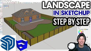 How to Model a Landscape in SketchUp  STEP BY STEP Tutorial