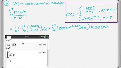 2011 AP Calculus AB Exam Form B FRQ #2
