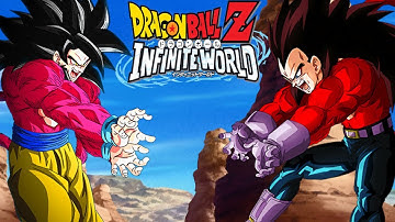 Dragon Ball Z Infinite World - Goku (SSJ4) vs Vegeta (SSJ4) | Frankie Bloodshed Gaming
