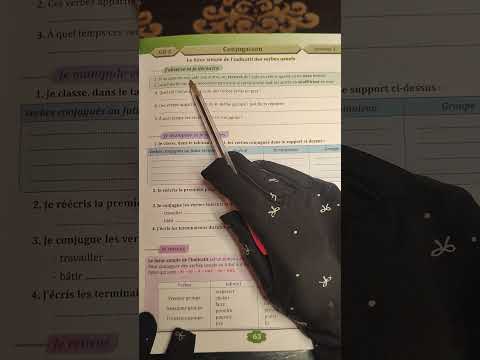 6ème année primaire parcours page 63,64 le futur simple de l' indicatif des verbes usuels